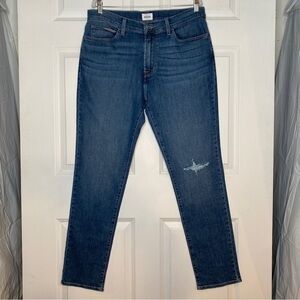 Hudson ACE Skinny Jeans in Pollux Blue Size 36 New With Tags Light Distressing